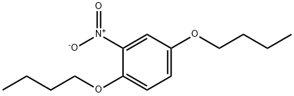 1,4-ジブトキシ-2-ニトロベンゼン 化学構造式