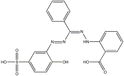 2-[1-(2-ヒドロキシ-5-スルホフェニル)-3-フェニル-5-ホルマザノ]安息香酸