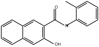 3-ヒドロキシ-2'-メチル-2-ナフトアニリド 化学構造式