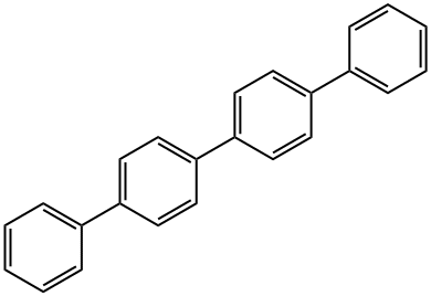 p-クオターフェニル 化学構造式