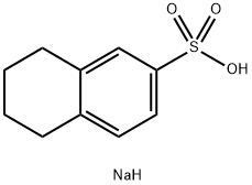 5,6,7,8-四氢萘-2-磺酸钠, 135-80-8, 结构式