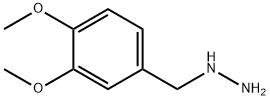 (3,4-二甲氧基苄基)肼, 135-85-3, 结构式