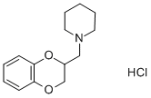 1-[(2,3-dihydro-1,4-benzodioxin-2-yl)methyl]piperidinium chloride Structure
