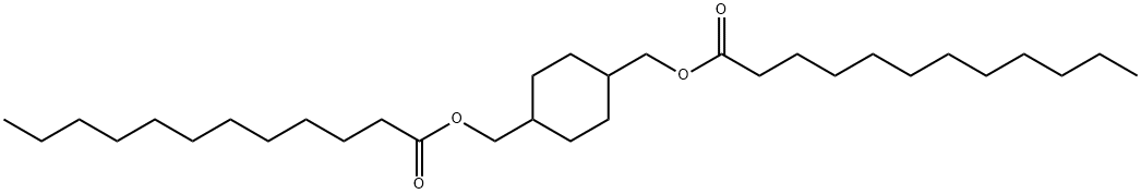 1,4-シクロヘキサンジメタノール ジラウレート 化学構造式