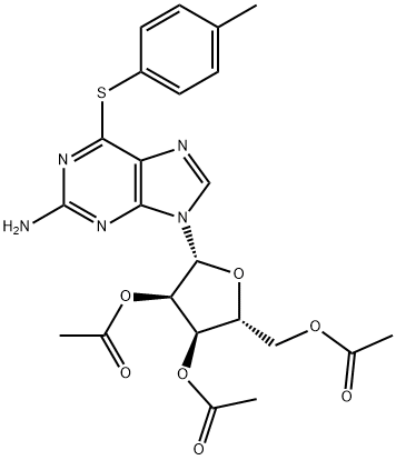 135041-23-5 2-Amino-6-chloro-[(4-methylphenyl)thio]-9-(2’,3’,5’-tri-O-acetyl--D-ribofuranosyl)purine