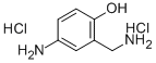 2-AMINOMETHYL-P-AMINOPHENOL 2HCL Structure