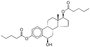 (6α,17β)-Estratriol 3,17-Dipentanoate, 1350468-75-5, 结构式