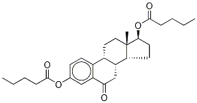 (17β)-3,17-Bis[(1-oxopentyl)oxy]-estra-1,3,5(10)-trien-6-one Struktur