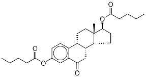 (17β)-3,17-Bis[(1-oxopentyl)oxy]-estra-1,3,5(10)-trien-6-one, 1350468-78-8, 结构式
