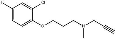 fluoroclorgyline Struktur