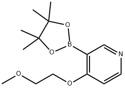 4-(2-Methoxyethoxy)-3-(4,4,5,5-tetraMethyl-1,3,2-dioxaborolan-2-yl)pyridine Structure