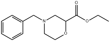 4-苄基-2-吗啉甲酸乙酯,135072-32-1,结构式