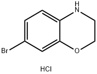 7-BroMo-3,4-dihydro-2H-benzo[b][1,4]oxazine hydrochloride Structure
