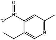 5-ethyl-2-Methyl-4-nitropyridine Structure