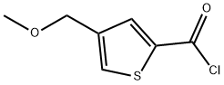 2-Thiophenecarbonylchloride,4-(methoxymethyl)-(9CI) Structure