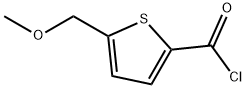 2-Thiophenecarbonylchloride,5-(methoxymethyl)-(9CI) Structure