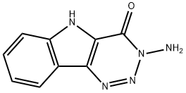 3-amino-5H-1,2,3-triazin(5,4b)indol-4-one Structure