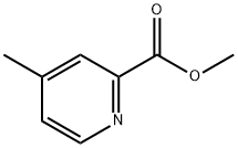 2-Pyridinecarboxylicacid,4-methyl-,methylester(9CI) Struktur