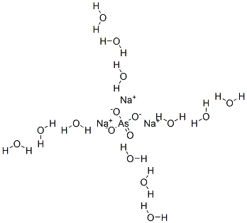 ヒ酸三ナトリウム十二水和物 化学構造式