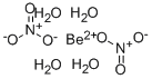 二硝酸ベリリウム四水和物 化学構造式