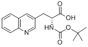 (R)-2-((叔丁氧羰基)氨基)-3-(喹啉-3-基)丙酸,135101-19-8,结构式