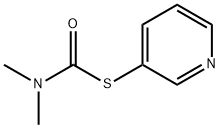 CarbaMothioic acid,diMethyl-, S-3-pyridinyl ester (9CI) Structure