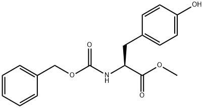 N-CBZ-L-チロシンメチルエステル 化学構造式
