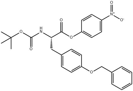 BOC-O-BENZYL-L-TYROSINE 4-NITROPHENYL ESTER Struktur