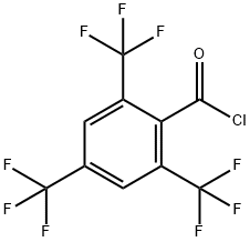 2,4,6-TRIS(TRIFLUOROMETHYL)BENZOYL CHLORIDE Structure