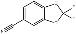 5-氰基-2,2-二氟-1,3-苯并二恶茂, 135132-34-2, 结构式