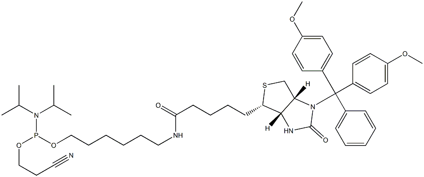 5'-BIOTIN 亚磷酰胺单体 结构式
