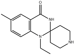 1'-Ethyl-6'-mEthyl-1'H-spiro[piperidine-4,2'-quinazolin]-4'(3'H)-one Struktur
