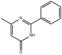 6-METHYL-2-PHENYL-4(1H)PYRIMIDINONE Struktur