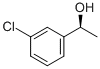 (S)‐(-)‐1‐(3‐クロロフェニル)エタノール 化学構造式