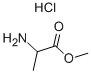 rac-(R*)-2-アミノプロピオン酸メチル·塩酸塩 化学構造式