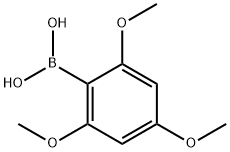 2,4,6-トリメトキシフェニルボロン酸 化学構造式
