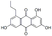 1,3,6-trihydroxy-8-n-propylanthraquinone Structure