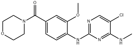 1351758-81-0 [4-[[5-氯-4-(甲基氨基)-2-嘧啶基]氨基]-3-甲氧基苯基]-4-吗啉基甲酮