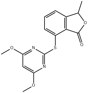 环酯草醚, 135186-78-6, 结构式