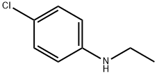 N-エチル-4-クロロアニリン 化学構造式