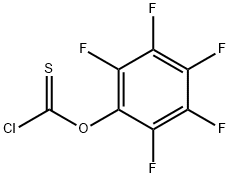 PENTAFLUOROPHENYL CHLOROTHIONOFORMATE Struktur