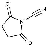 1-Pyrrolidinecarbonitrile,2,5-dioxo-(9CI),135205-66-2,结构式