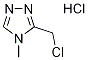 3-(Chloromethyl)-4-methyl-4H-1,2,4-triazole hydrochloride Struktur