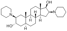 2,16-Dipiperidin-1-ylandrosta-3,17-diol Structure