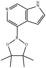 4-(4,4,5,5-四甲基-1,3,2-二氧硼杂环戊烷-2-基)-1H-吡咯并[2,3-C]吡啶, 1352227-38-3, 结构式