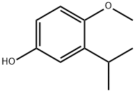 2-异丙基-4-羟基茴香醚,13523-62-1,结构式