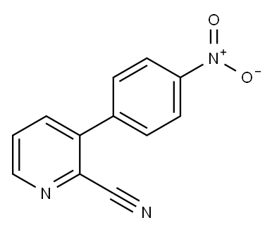 3-(4-Nitrophenyl)pyridine-2-carbonitrile Structure