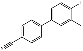 4-(4-Fluoro-3-methylphenyl)benzonitrile, 1352318-42-3, 结构式