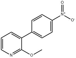 2-甲氧基-3-(4-硝基苯基)吡啶, 1352318-63-8, 结构式