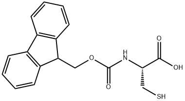 FMOC-L-半胱氨酸, 135248-89-4, 结构式